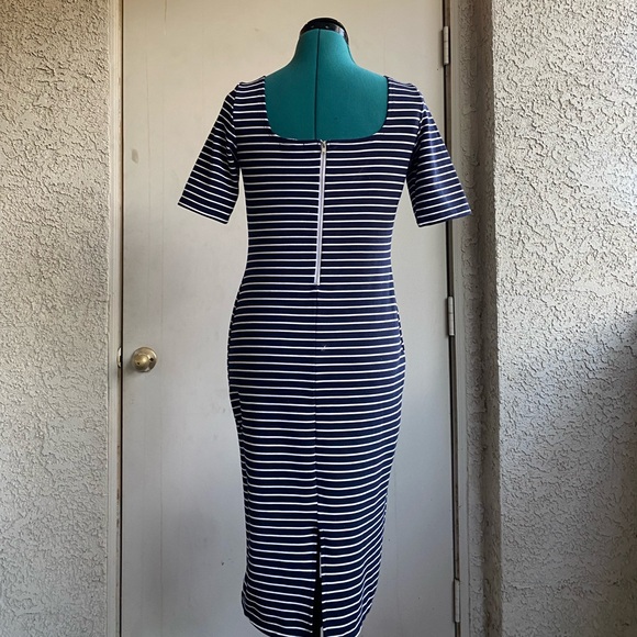 Nautical Striped midi-length dress ⛵️ - Picture 4 of 4